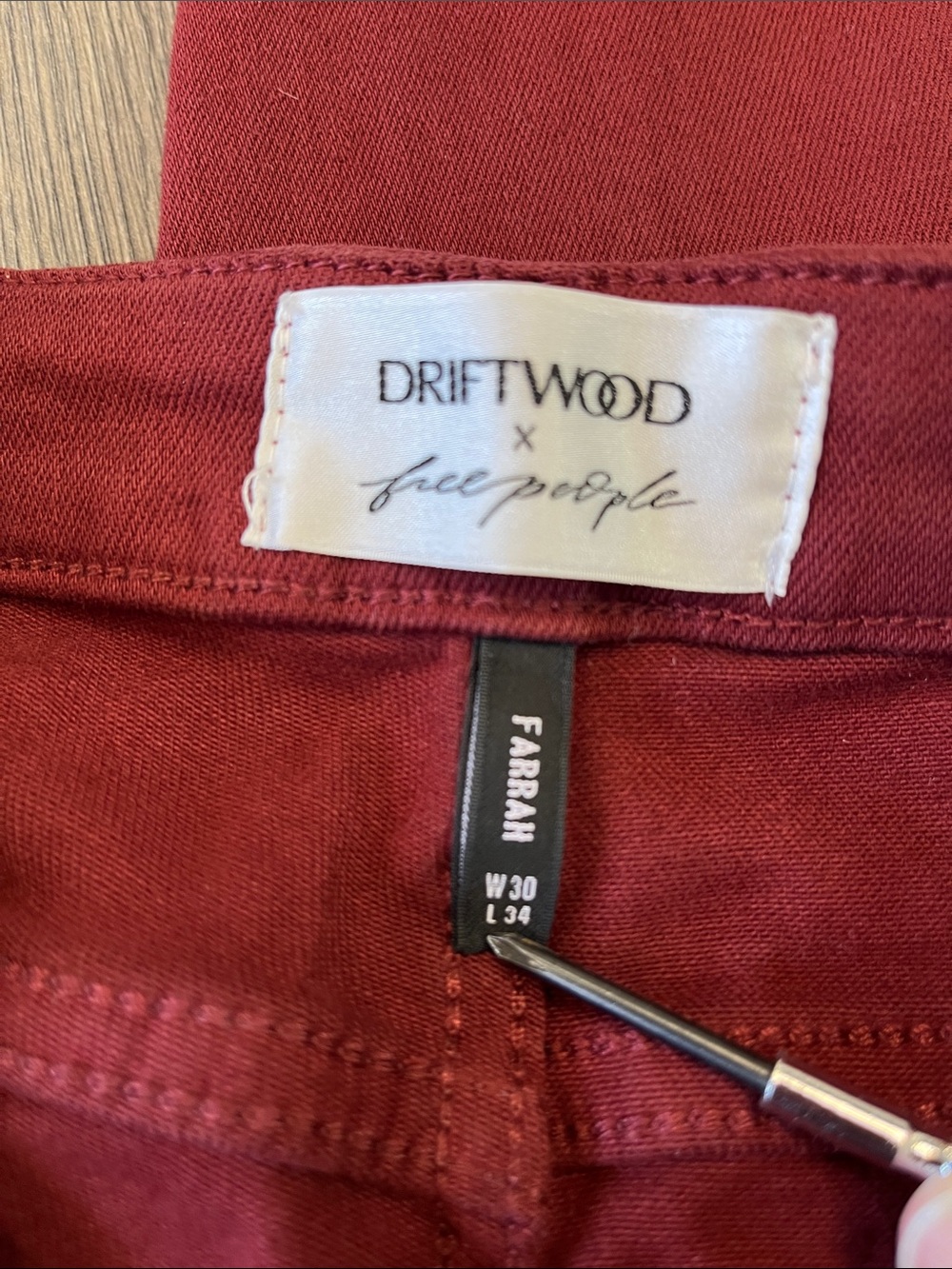 Free People x Driftwood Farrah Flare Beaded Jeans - Picture 10 of 13